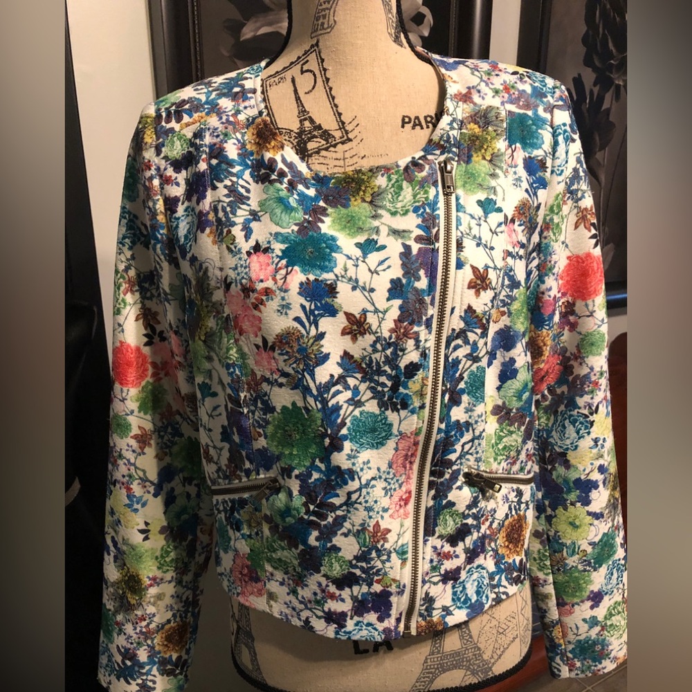EUC Women’s Darling Floral Moto Jacket